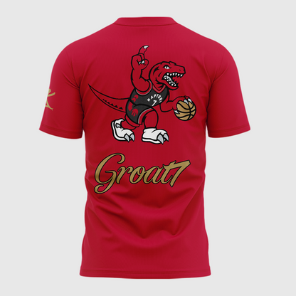 Limited Edition Toronto Raptors Kyle Lowry Groat7 Red T-Shirt 2026
