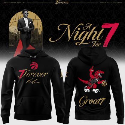 Limited Edition Toronto Raptors Kyle Lowry Groat7 Black Hoodie 2026
