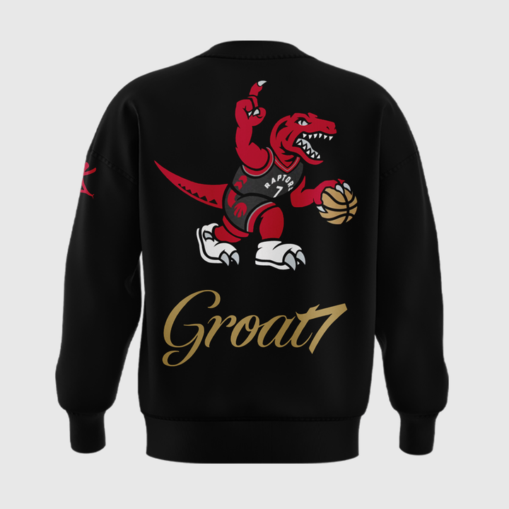 Limited Edition Toronto Raptors Kyle Lowry Groat7 Black Sweatshirt 2026