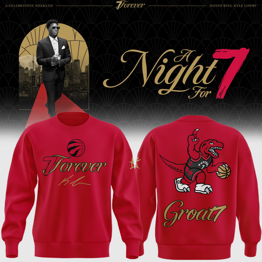 Limited Edition Toronto Raptors Kyle Lowry Groat7 Red Sweatshirt 2026