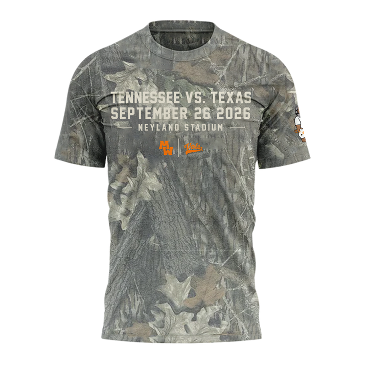 Morgan Wallen x Tennessee Volunteers Camo Event 2026 - Tshirt