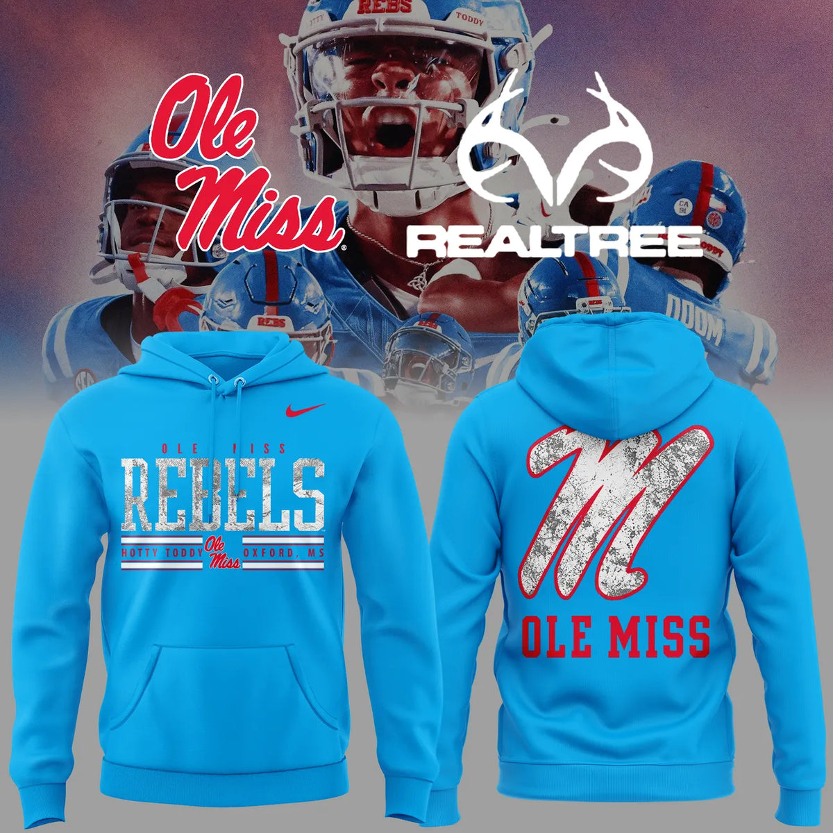 Ole Miss Football X Realtree 2026 -Hoodie