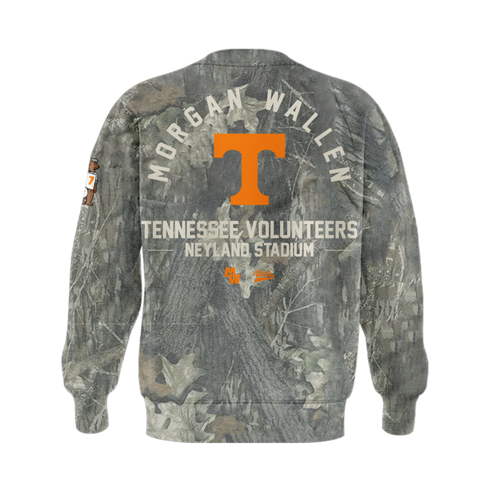 Morgan Wallen x Tennessee Volunteers Camo Event 2026 SWEATSHIRT