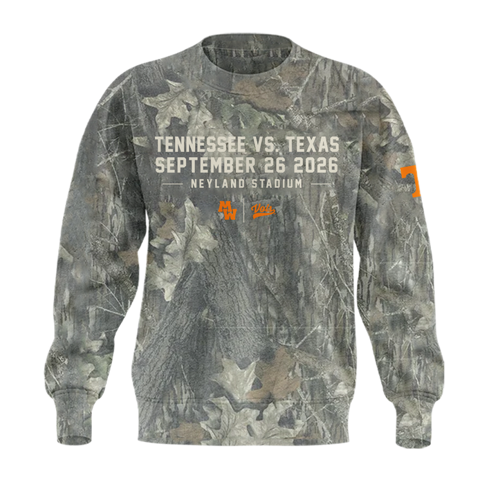 Morgan Wallen x Tennessee Volunteers Camo Event 2026 SWEATSHIRT