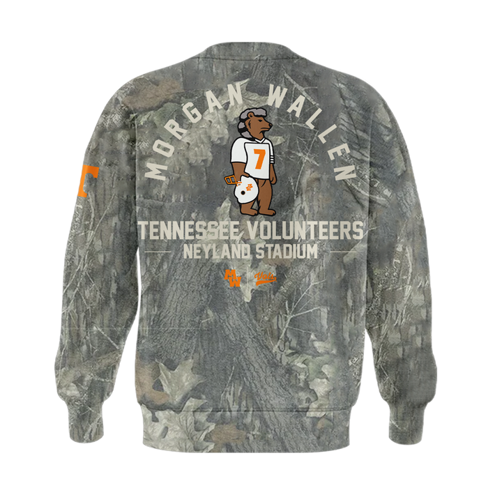 Morgan Wallen x Tennessee Volunteers Camo Event 2026 SWEATSHIRT