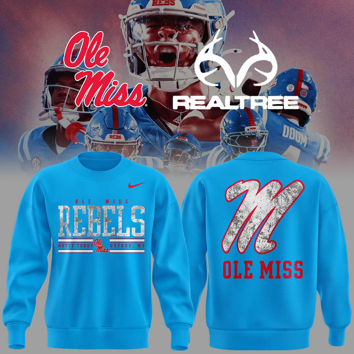 Ole Miss Football X Realtree 2026 SWEATSHIRT