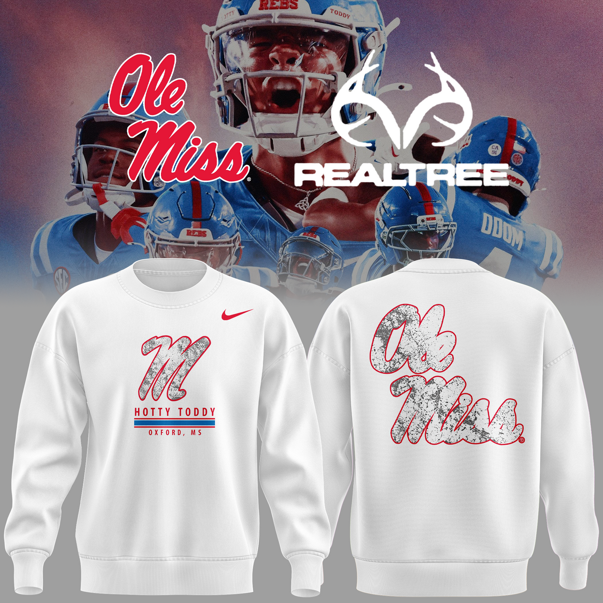 02.Ole Miss Football X Realtree 2026 SWEATSHIRT