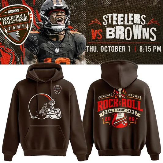 Men's Cleveland Browns Rock and Roll Hall of Fame Game Hoodie