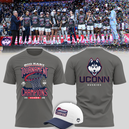 UConn Women’s Basketball 2026 BIG EAST Tournament Champions T-Shirt