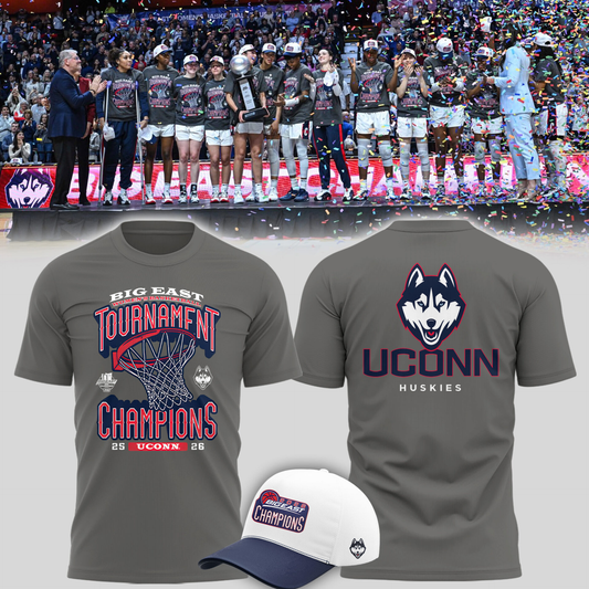 UConn Women’s Basketball 2026 BIG EAST Tournament Champions T-Shirt