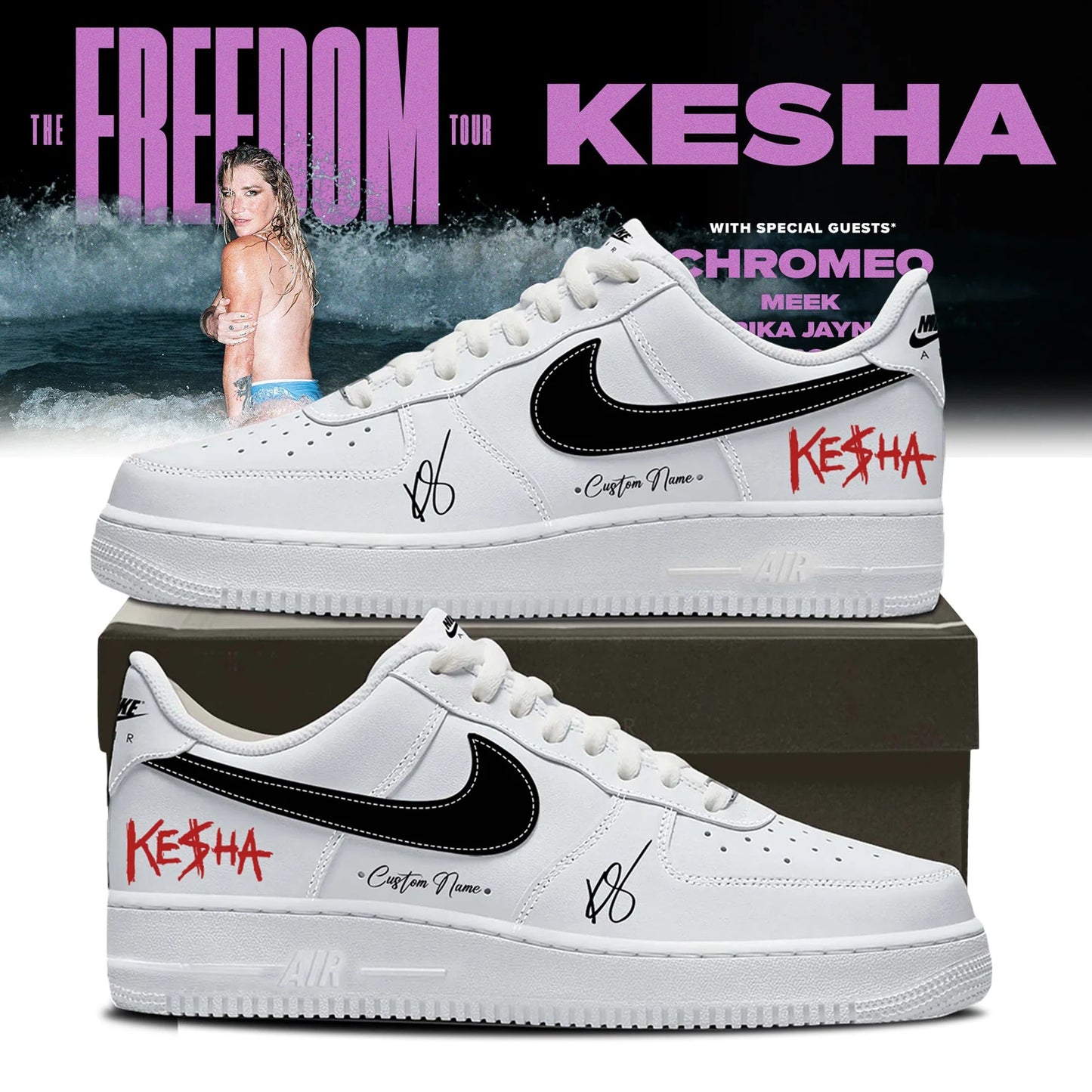 Kesha x The Freedom Tour 2026 Shoes Limited Edition