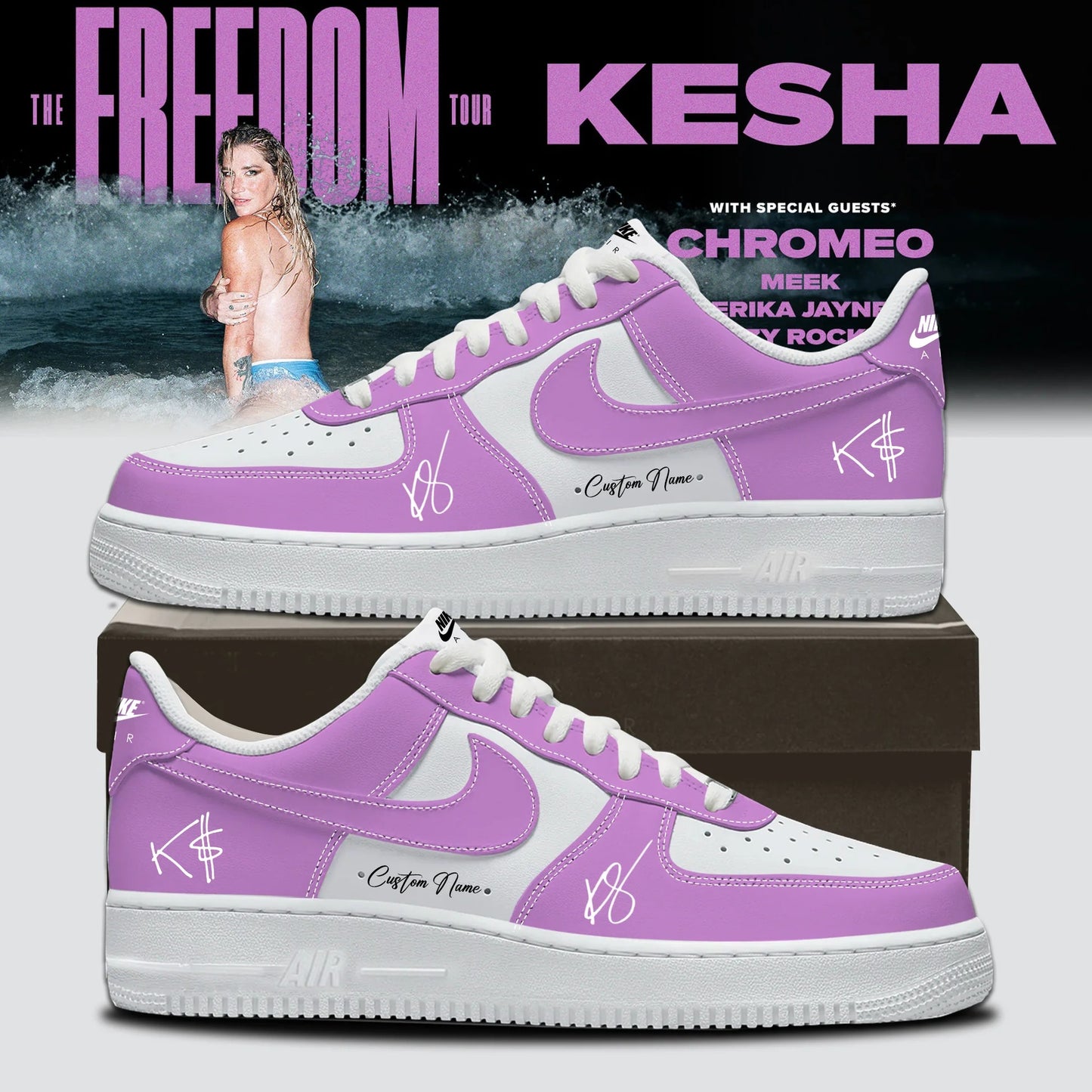 Kesha x The Freedom Tour 2026 Shoes Limited Edition