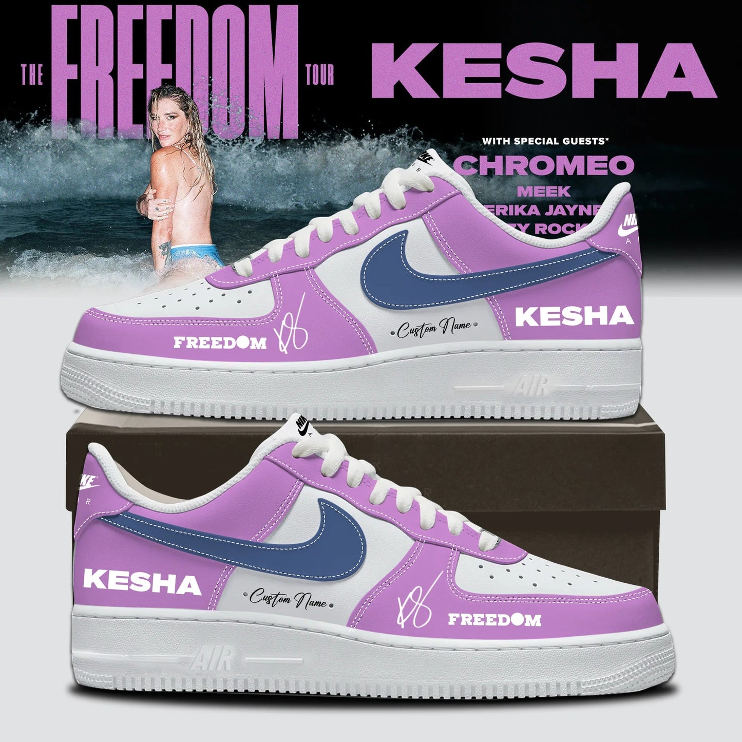 Kesha x The Freedom Tour 2026 Shoes Limited Edition