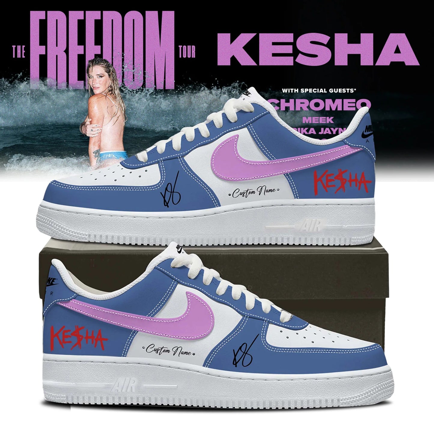 Kesha x The Freedom Tour 2026 Shoes Limited Edition