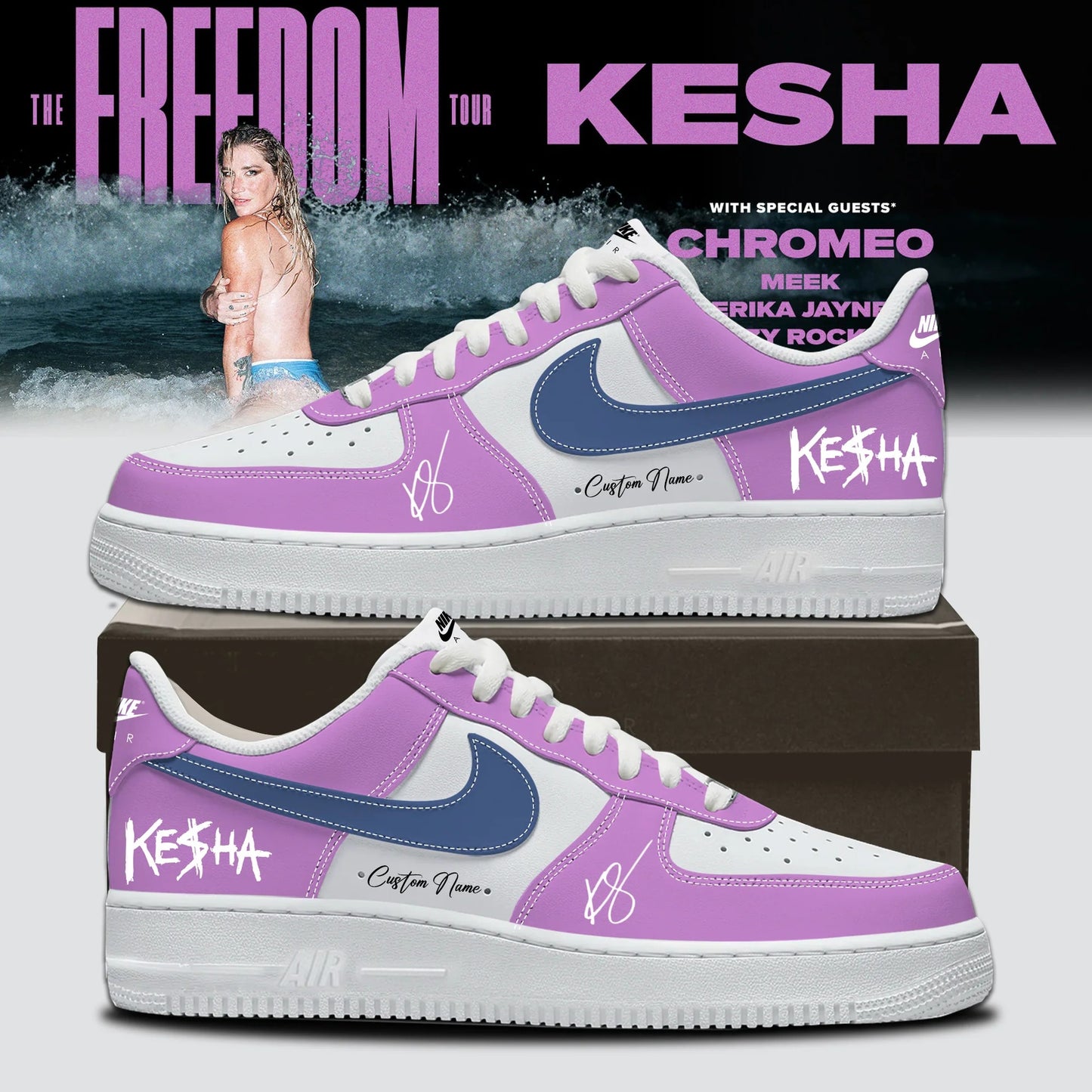 Kesha x The Freedom Tour 2026 Shoes Limited Edition