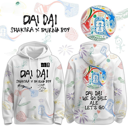 Shakira x Burna Boy x World Cup 2026 “DAI DAI” Limited Edition Hoodie