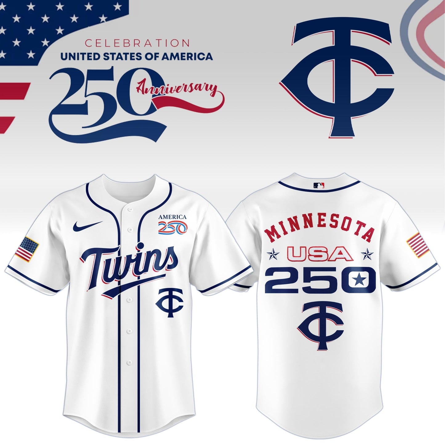 MIN -  250 USA Limited Editions Jersey