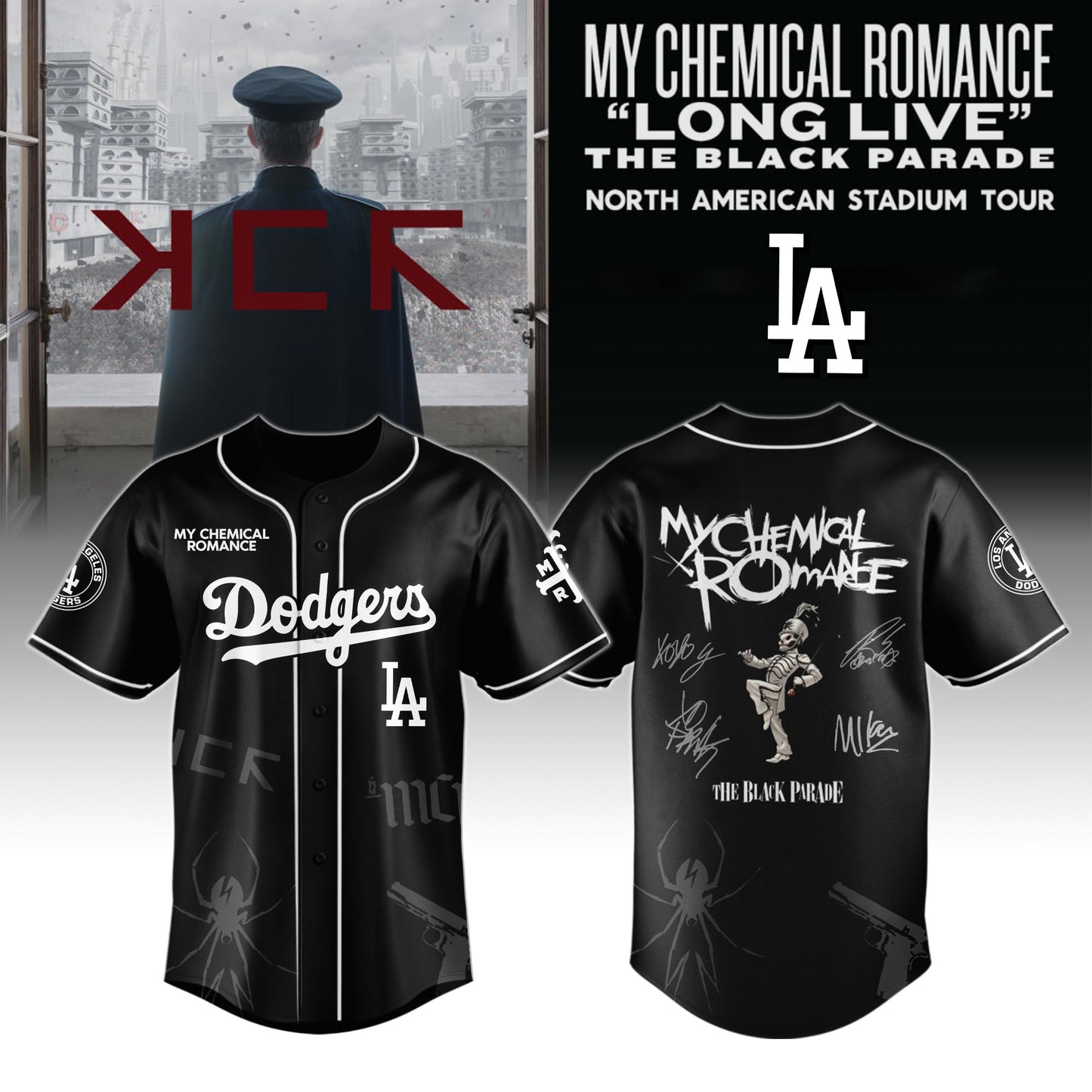 Limited Edition MCR The Black Parade 2026 Tour Jersey