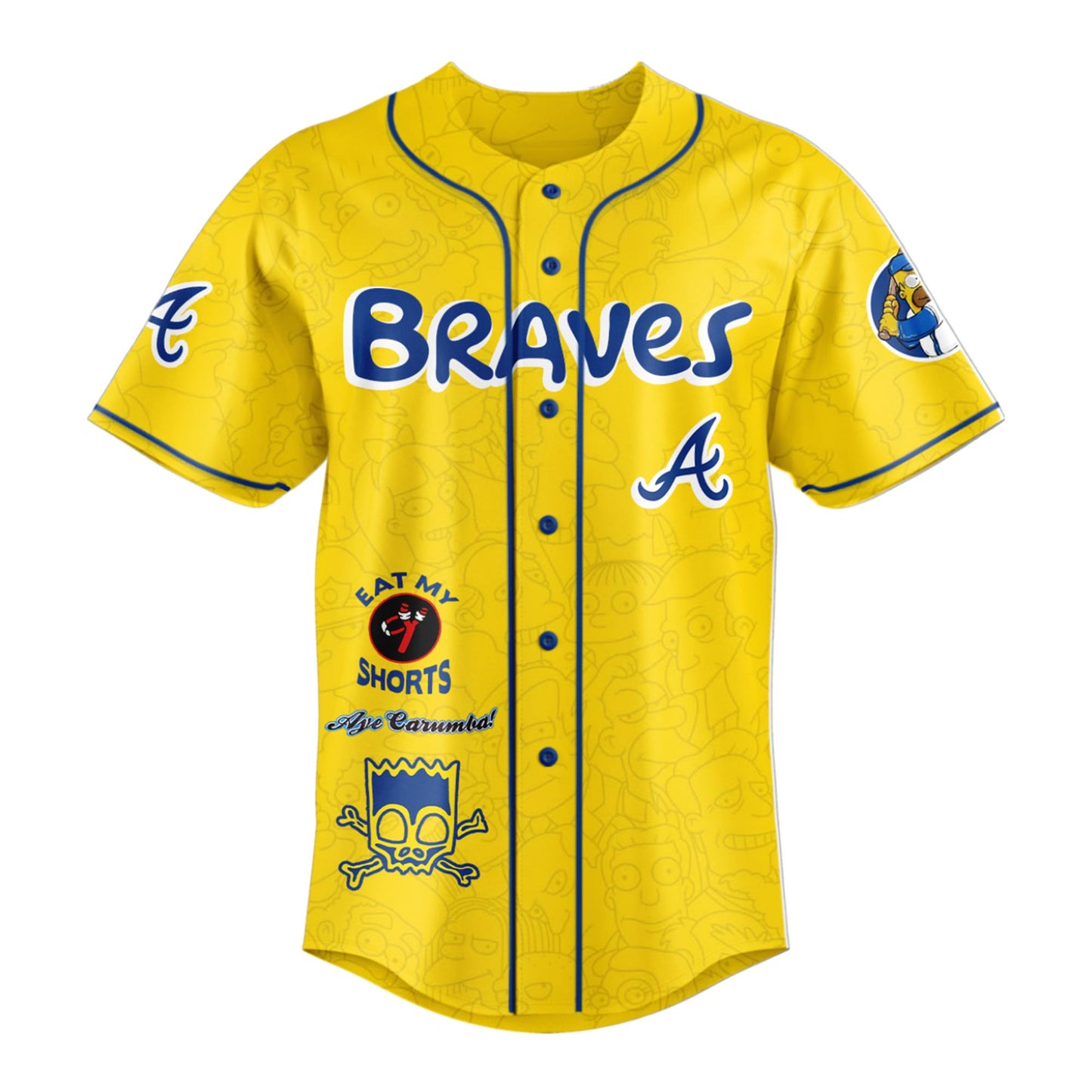 The Simpsons x Atlanta Braves Limited Edition Jersey 2025 Season