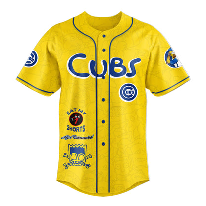The Simpsons x Chicago Cubs Limited Edition Jersey 2025 Season