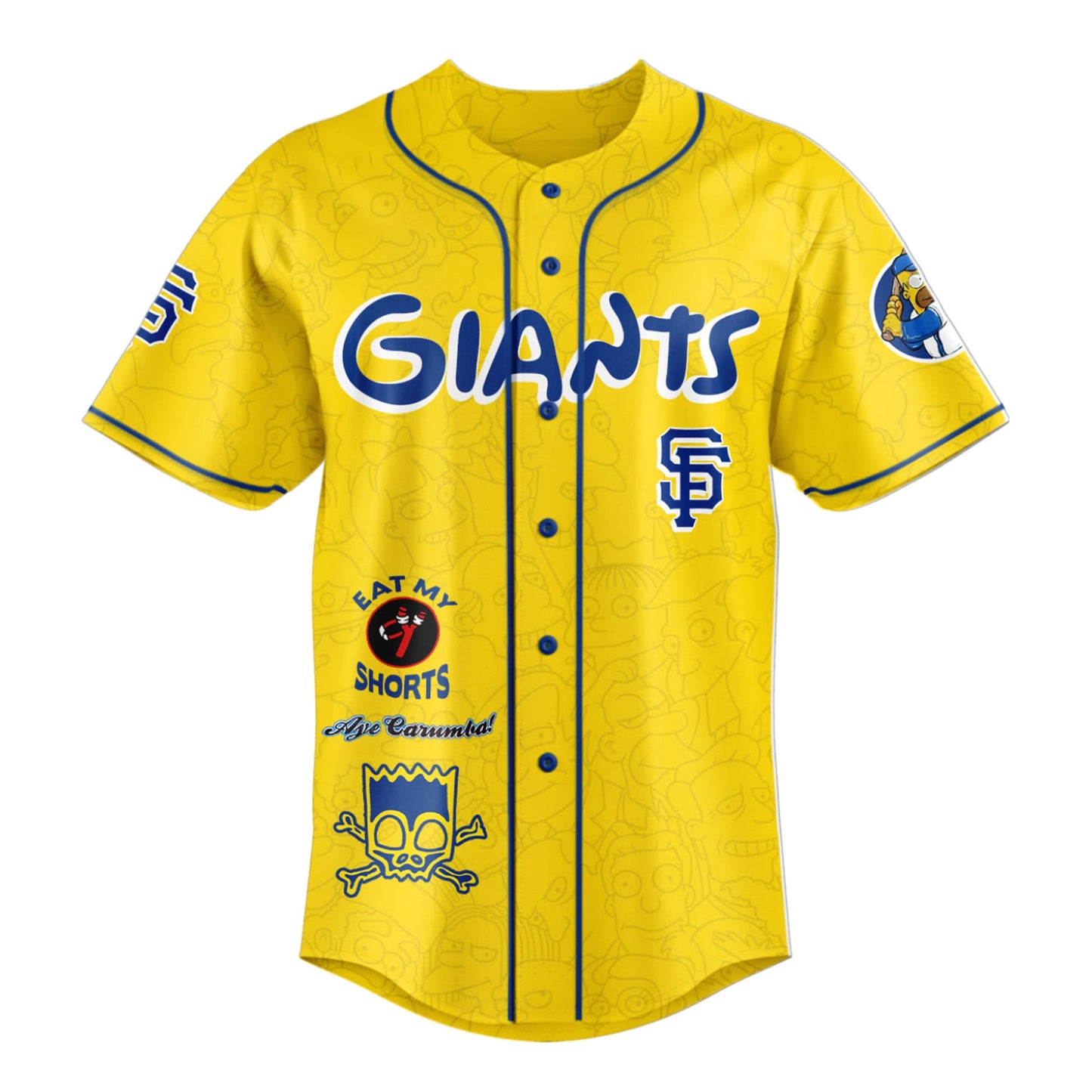 The Simpsons x San Francisco Giants Limited Edition Jersey 2025 Season