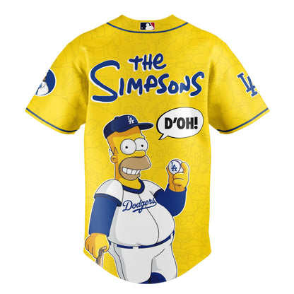 The Simpsons x Los Angeles Dodgers Limited Edition Jersey 2025 Season