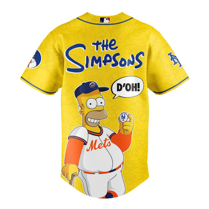 The Simpsons x New York Mets Limited Edition Jersey 2025 Season