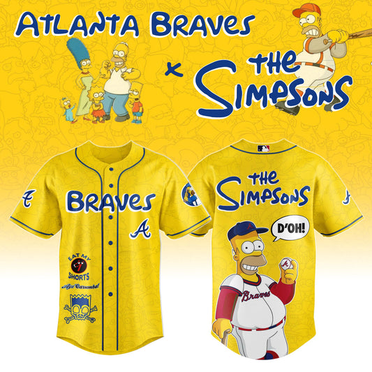 The Simpsons x Atlanta Braves Limited Edition Jersey 2025 Season