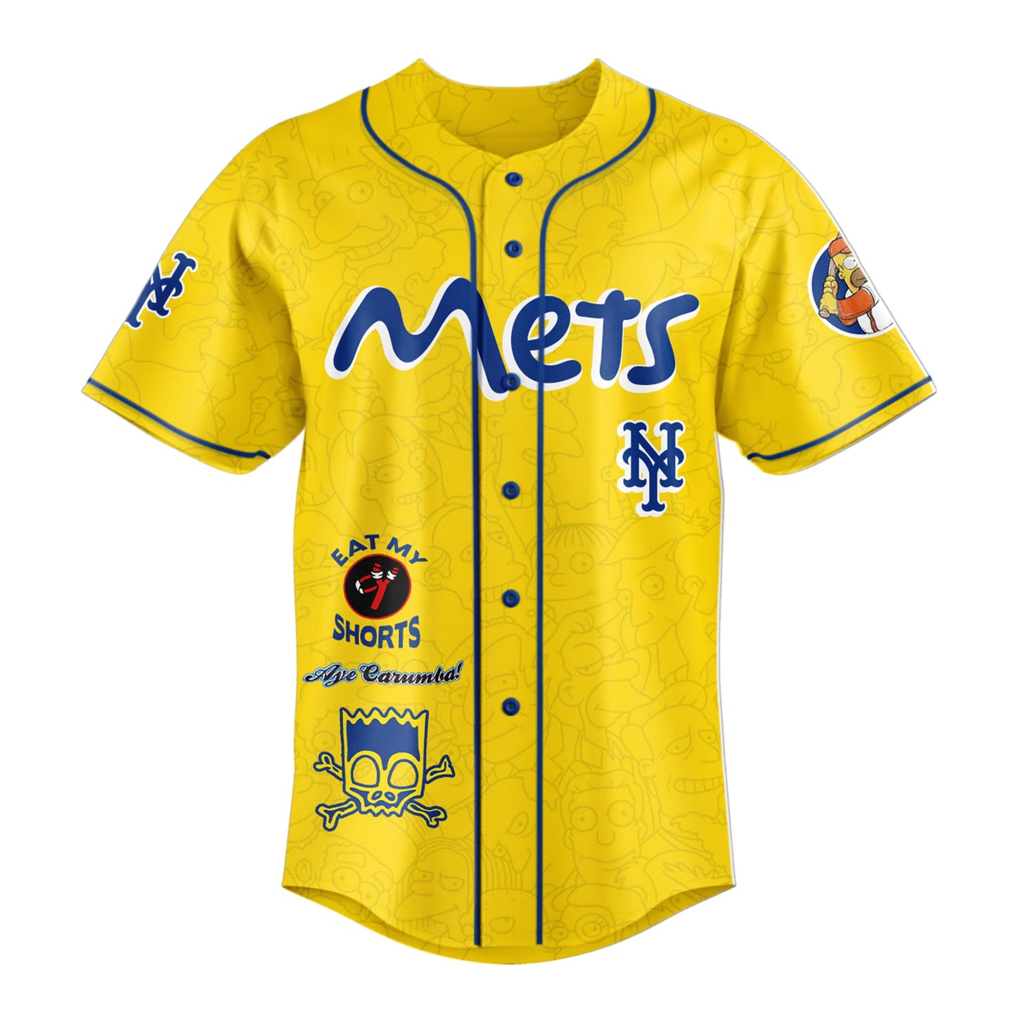 The Simpsons x New York Mets Limited Edition Jersey 2025 Season