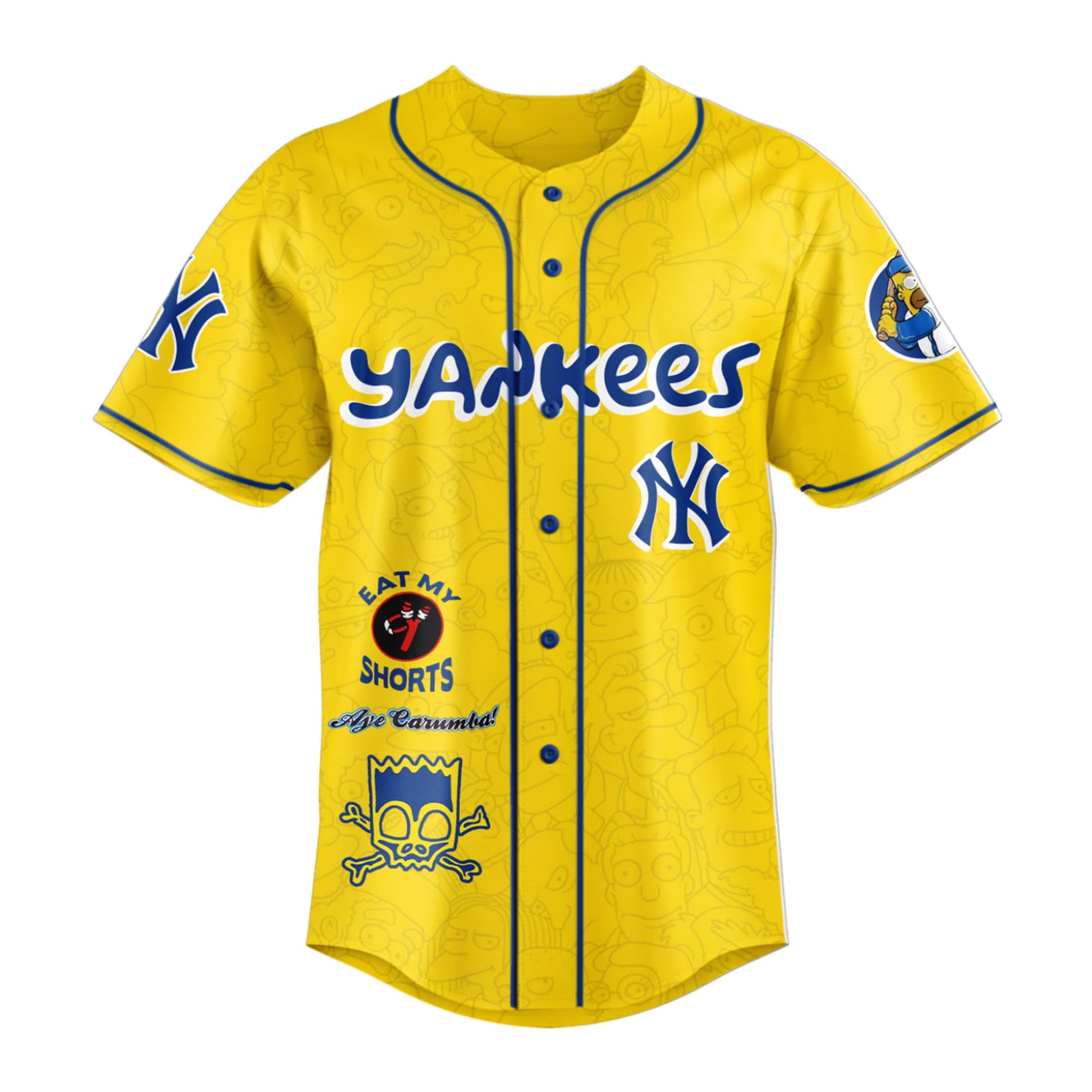 The Simpsons x New York Yankees Limited Edition Jersey 2025 Season