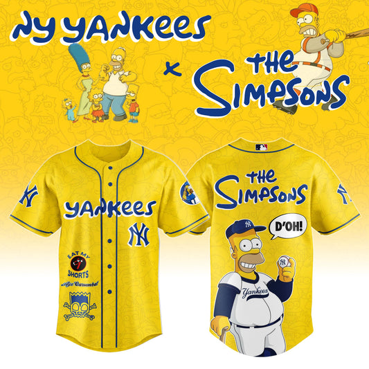 The Simpsons x New York Yankees Limited Edition Jersey 2025 Season