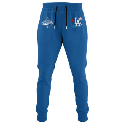 Los Angeles Dodgers x Takashi Murakami World Series Champion 2025 Blue Sweatshirt