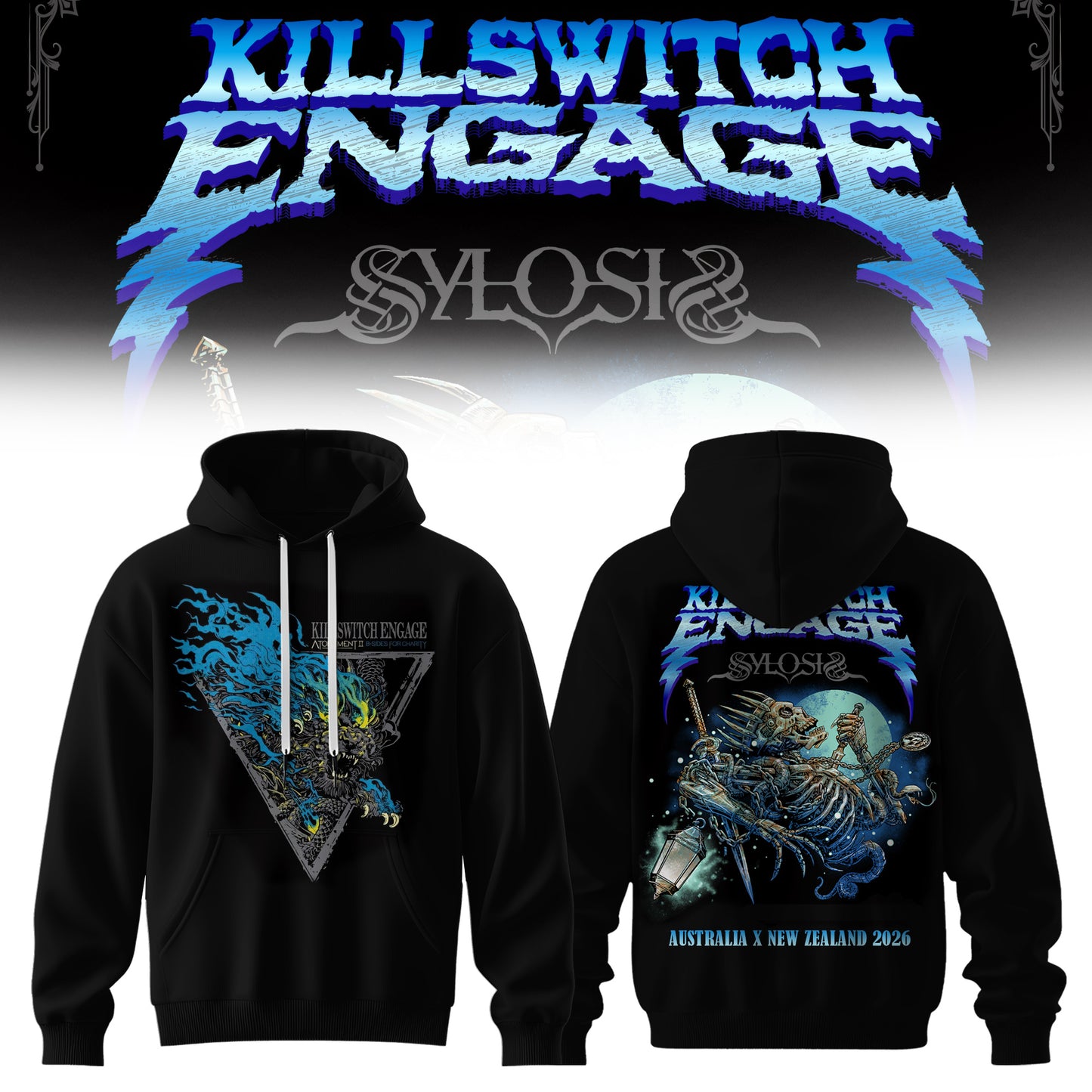 KILLSWITCH ENGAGE AUSTRALIA x NEW ZEALAND HOODIE