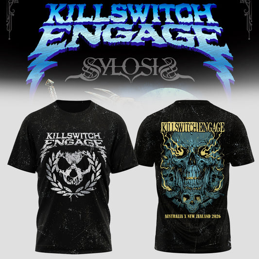 KILLSWITCH ENGAGE AUSTRALIA x NEW ZEALAND TSHIRT