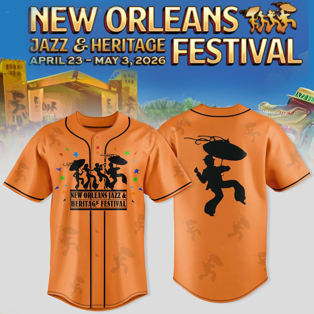 New Orleans Jazz Heritage Festival Edition Baseball Jersey