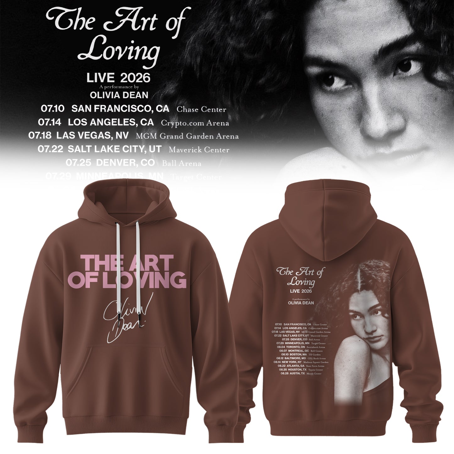 OLIVIA DEAN “THE ART OF LOVING” HOODIE COLLECTION IS HERE