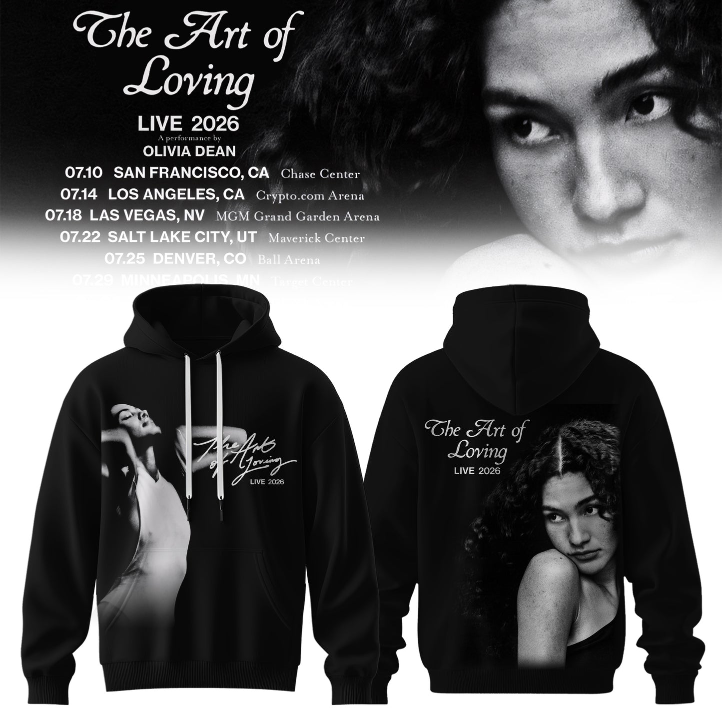 OLIVIA DEAN “THE ART OF LOVING” HOODIE COLLECTION IS HERE