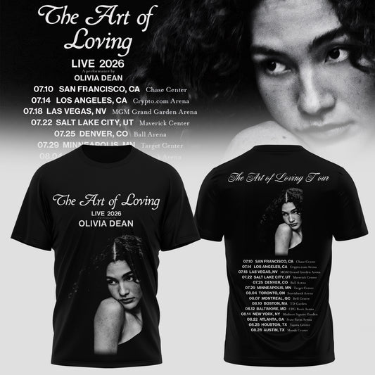 OLIVIA DEAN “THE ART OF LOVING” TSHIRT COLLECTION IS HERE