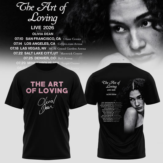 OLIVIA DEAN “THE ART OF LOVING” TSHIRT COLLECTION IS HERE
