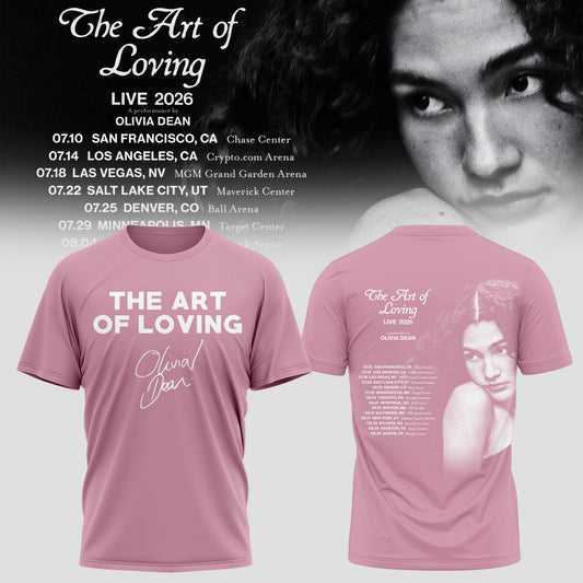 OLIVIA DEAN “THE ART OF LOVING” TSHIRT COLLECTION IS HERE