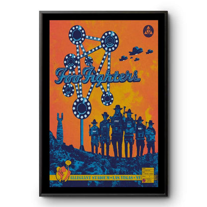 Foo Fighters Las Vegas Poster – Allegiant Stadium September 26, 2026 Limited Edition