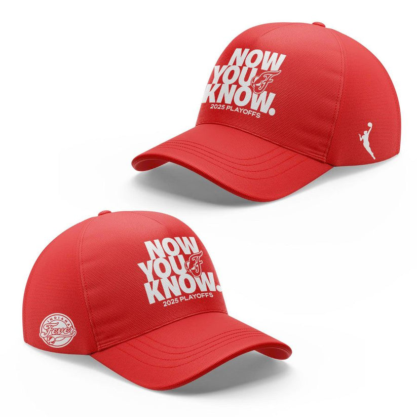Now You Know Indiana Fever T-Shirt WNBA Playoff 2025 Red