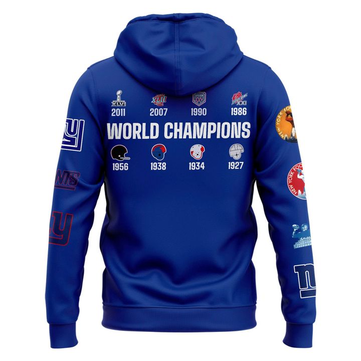 New York Giants 100Th Limited Hoodie
