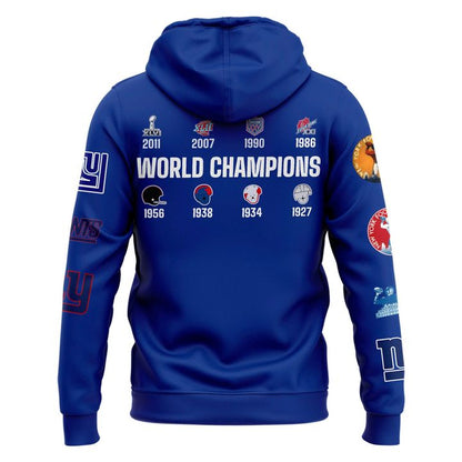 New York Giants 100Th Limited Hoodie