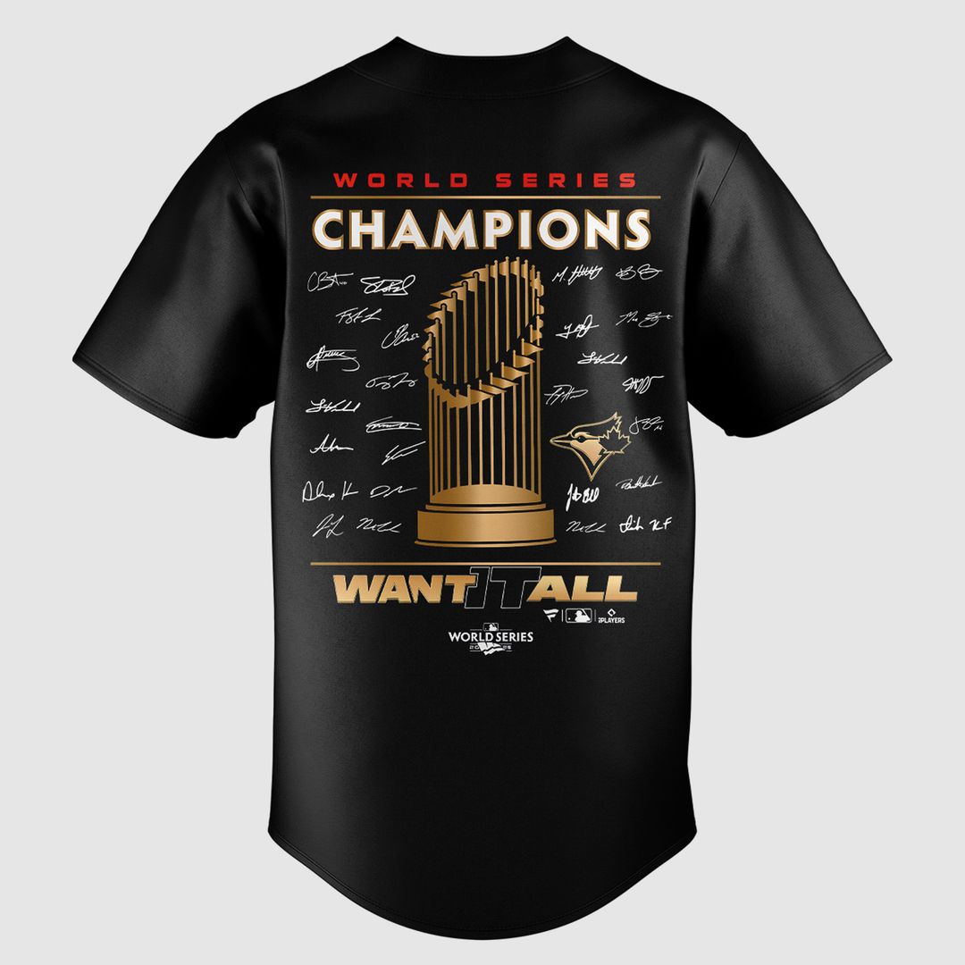 Toronto Blue Jays World Series Champions 2025 Black Jersey