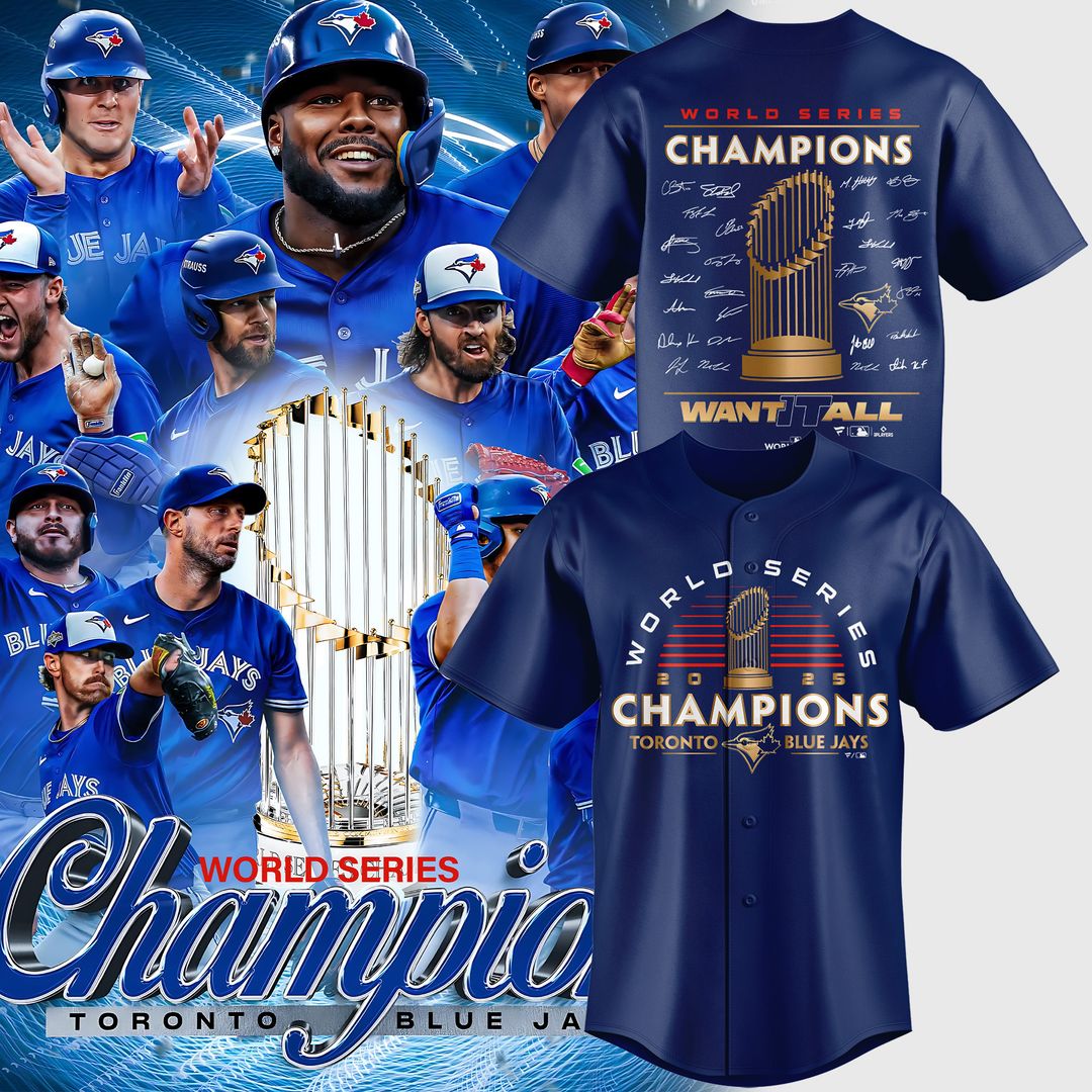 Toronto Blue Jays World Series Champions 2025 Baseball Jersey