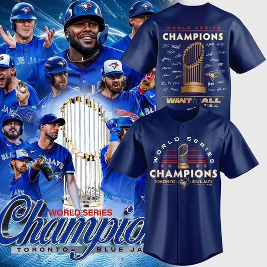 Toronto Blue Jays World Series Champions 2025 Baseball Jersey