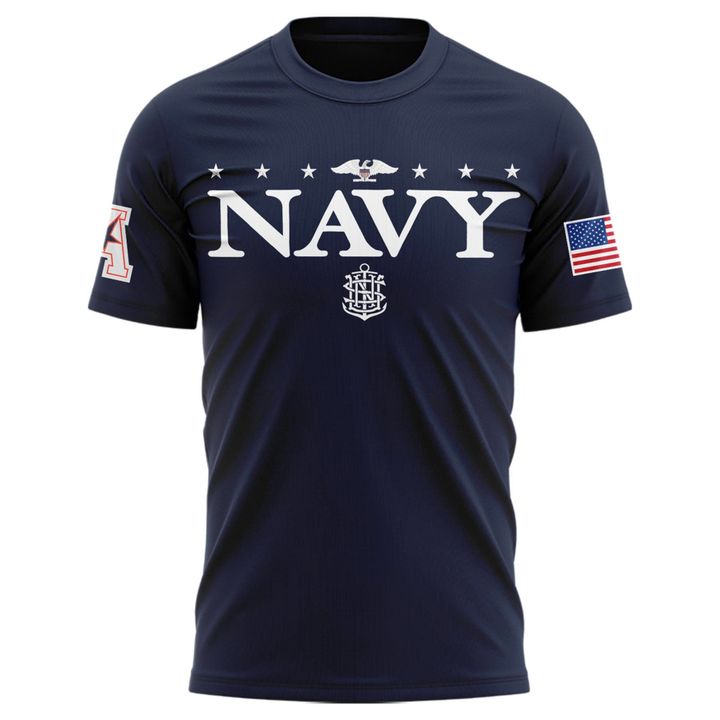 Navy Sideline Collection - Navy Midshipmen T-Shirt 250th Anniversary Uniform