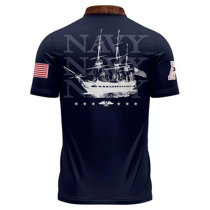 Navy Sideline Collection - Navy Midshipmen Polo 250th Anniversary Uniform