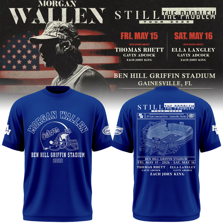 1. Still the Problem Tour "Morgan Wallen x Florida Gators" Tshirt 2026